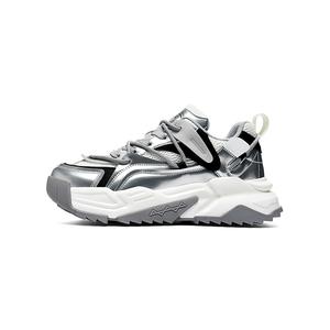 FAIRWHALE Мужские низкие массивные кроссовки Space Silver Gray, цвет Space Silver Gray