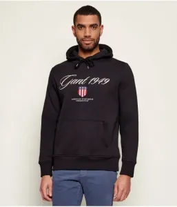 Графическая толстовка regular fit Gant, черный