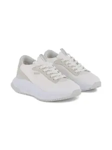 Кроссовки со вставками Boss Kidswear, белый