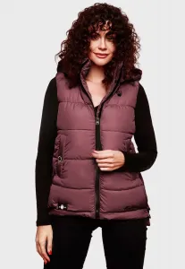 Стеганый жилет Marikoo "Заринаа" с четырьмя боковыми карманами, цвет Weinrot