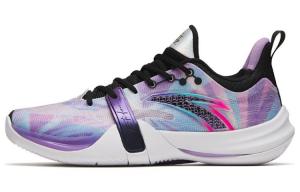 ANTA Кроссовки баскетбольные мужские Crazy 4 Team амортизирующие противоскользящие износостойкие низкие фиолетово-черные