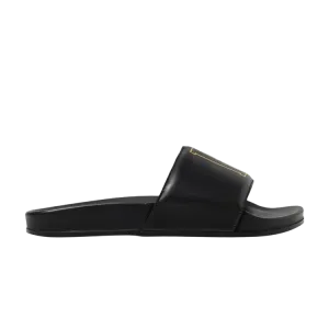 Кроссовки Rhude Slider Black Yellow, черный