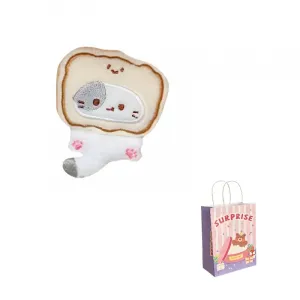 Милый брелок с плюшевой креветкой и тайяки золотая большая куриная ножка пухлая пищащая подвеска для котенка высота 7,5 см Nodding Bud Bug