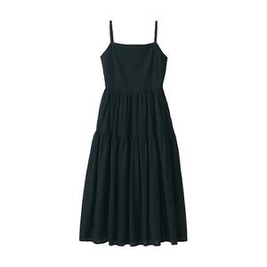 Платье Muji на подтяжках, темно-синий