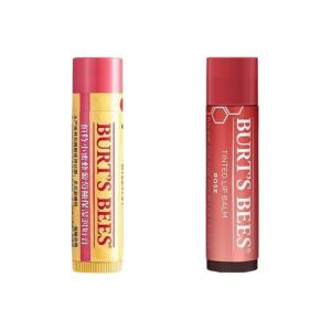 Бальзам для губ + универсальная палочка окопника для заживления увлажняющий и практичный набор средств для ухода комбинированное увлажнение BURT'S BEES, two-piece set: grapelip balm 4.25ml+soft розовый lip balm 4.25ml