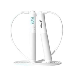 Скакалка материал троса ПВС, материал ручки стальная проволока ABS взрослые 2,8 м LINING, белый