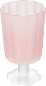 Стакан для сока 260 мл, прозрачный, матовый, удобный, устойчивый, многоразовый, в форме лепестка, для дома Bremen