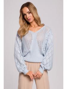 Светло-голубой свитер made of emotion