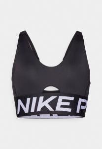 Спортивный бюстгальтер средней поддержки INDY PLUNGE BRA BOLD Nike, черный