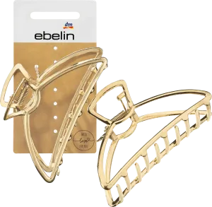 Заколка для волос металл под золото 1 шт. ebelin