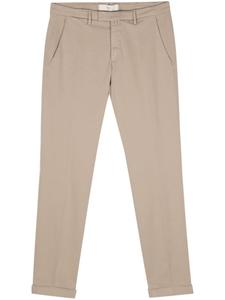 Briglia 1949 зауженные твиловые брюки, нейтральный цвет