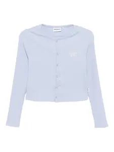 Топ с вышитым логотипом Chocoolate, синий