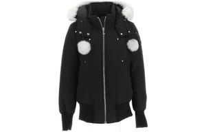 Куртка-бомбер Debbie с отстегивающимся капюшоном Moose Knuckles, черный