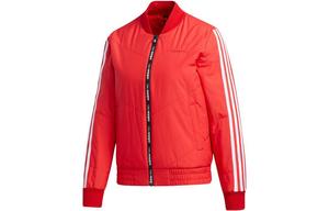 Стеганая куртка женская светло-алая Adidas Neo, цвет Light Scarlet