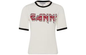 Футболка женская белая GANNI