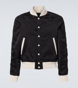 Сатиновый блузон Tom Ford, Back+White