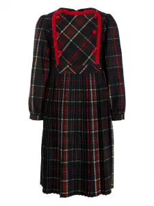 Платье в складку в клетку Patachou, синий