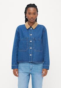 Блуза ONLY Petite ONLCASSIE COLLAR SHIRT, Medium Blue Denim/Blue Denim