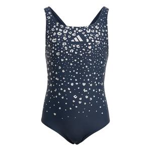 Спортивный купальник ADIDAS SPORTSWEAR Glitter V-back Swimsuit, темно-синий