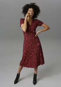 Трикотажное платье Aniston CASUAL с запахом, красный