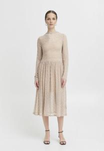 Повседневное платье IXLACEY ICHI, бежевый