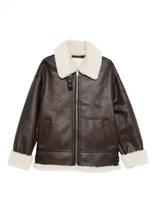 Куртка из овчины Dunst, коричневый