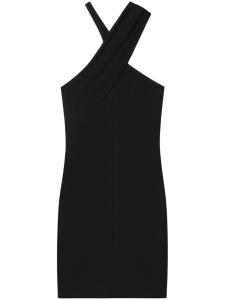 Courrèges платье мини из джерси, черный