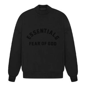 Свитер ss23 crewneck 'jet black' Fear Of God Essentials, черный