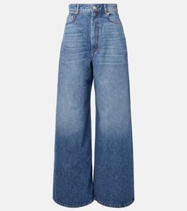 Джинсы Procida mid-rise с широкими штанинами Sportmax, Medio Vintage