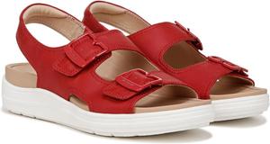 Сандалии Dr. Scholl's Time Off Era Ankle Strap Sandal, цвет Heritage Red