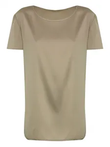 Блузка с коротким рукавом MAX MARA, зеленый