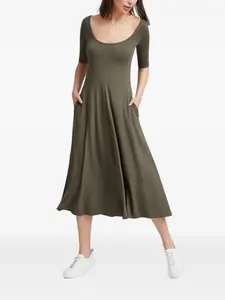 Платье миди Innogen с U-образным вырезом Marcella, зеленый