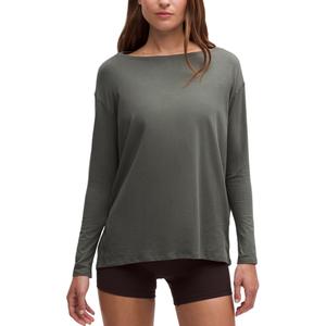 Футболка с рукавом дроп-шоулдер женская Lululemon, palm зеленый/plmd