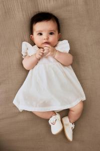 Платье-Боди с воланами H&M, белый