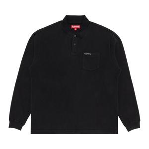 Поло Supreme Thermal Long-Sleeve 'Black', черный