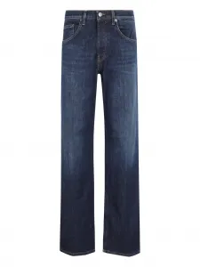 Джинсы с нашивкой-логотипом Dondup, синий