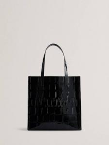 Crocon Croc Effect большая сумка-тоут с крупным логотипом Ted Baker