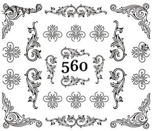 Водные наклейки для ногтей - №560, Raisin