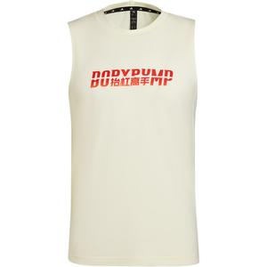 X LAIMEI,LIANMINGKUAN FW25 майка мужская Adidas, слоновая кость