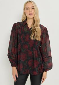Блуза Long Tall Sally Button-down blouse, Red