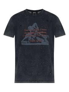 Футболка с принтом DSQUARED2, серый