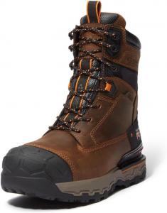 Timberland PRO мужские ботинки Boondock Ultralight 8 дюймов с композитным защитным носком, утепленные, водонепроницаемые, Medium Brown