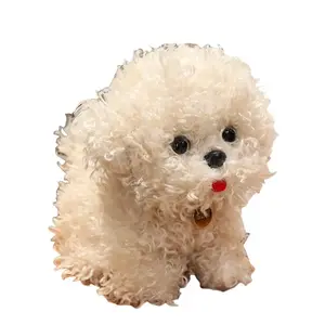 Плюшевая игрушка Bear Dog, плюшевая кукла Teddy Dog высотой 20 см Whoops, Ecru