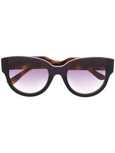 Солнцезащитные очки трапециевидной формы Marni Eyewear, коричневый