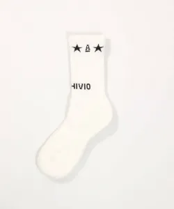 Носки с логотипом в виде звёзд Archivio, цвет White(090)