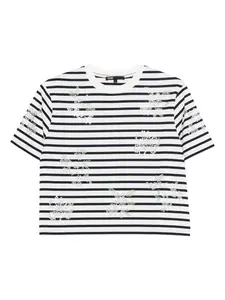 Футболка в полоску Maje, белый