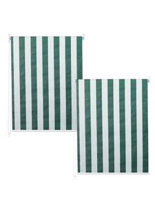 MCW Комплект из 2 рулонных штор D52, непрозрачные, зелено-белые