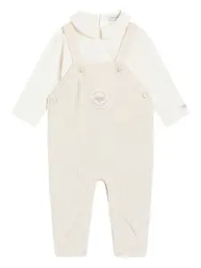 Вельветовый комбинезон Dolce & Gabbana Kids, нейтральный