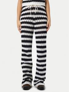 Трикотажные брюки расклешенного кроя Laika 27033781 Noisy May, черный