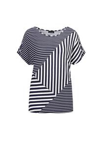 Короткий размер: рубашка с вырезом-лодочкой Goldner, мультиколор